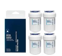 Refrigerator Water Purifier Filter Replace General Electric ，Compatible For GE ，MWF, MWFP, MWFA, GWF,HDX FMG-1,Refrigerator Water Filter(4pcs)