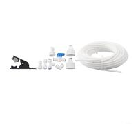 Refrigerator Water Supply Line Kit 15M with Push Fit Connectors for Fridge Ice Maker Water Dispenser RO System and Humidifier White(20m)