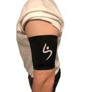 RefSleeve - Football Soccer Referee Elasticated and Flexible Armband Sleeve Arm Pouch to keep your Buzzer Flags/Communication Device Unit Secure