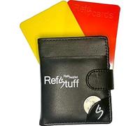 RefStuff RefSwallet Football Soccer Referee Wallet Leather Notebook Scorepad Including Match Sheets, Coin and Red, Yellow, Blue and Green Cards!