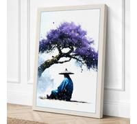 Refuge Beneath the Tree Canvas Wall Art Print 30x20 Inch (76 x 51 cm)