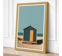Refuge Coastal Canvas Wall Art Print 18x12 Inch (46 x 30 cm)