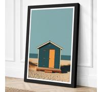 Refuge Coastal Canvas Wall Art Print 36x24 Inch (91 x 61 cm)