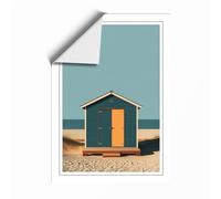 Refuge Coastal Unframed Wall Art Print A3 (42×29.7cm), Wall Decor for Living Room, Bedroom, Office & Home, Art Gift