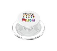 Refugees and Migrants Welcome PopSockets PopGrip for MagSafe