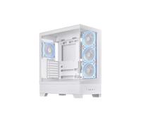 Refurbished ASUS A31 PLUS TG ARGB Tempared Glass Mid Tower Gaming PC Case - White