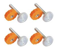 REFURBISHHOUSE 4pcs Pressure Baby Gate Screw Threaded Spindle Rods Walk Thru Gates Accessory - M10 x 10MM