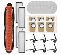 Refurbishment Pack for Xiaomi 5 / OV31GL Robotic Vacuum with Mop Cloth Filter Bag and Tricut Main Brush Parts (B)