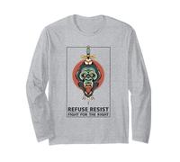Refuse Resist - Fight for The Right (Gorilla Graphic) Long Sleeve T-Shirt