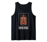 Refuse Resist - Fight for The Right (Tiger Graphic) Tank Top