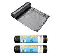 Refuse Sacks Heavy Duty 50L - Pack of 20 x 2 | Strong, durable & tear-resistant bin bags | Holds up to 50L of waste | Made from 100% recycled material | Ideal for domestic, commercial professional use