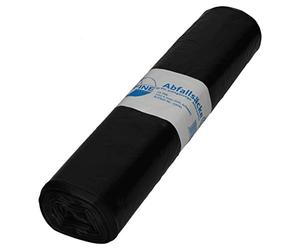 Refuse Sacks Recycled LDPE/LLDPE 120L Black 25 Per Roll