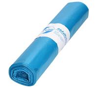 Refuse Sacks Recycled LDPE/LLDPE 120L Blue 25 Per Roll