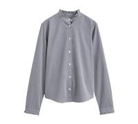 Reg Classic Poplin Frill Blouse - female - Gant - Blouses - Blue - L - Blouses & Shirts L