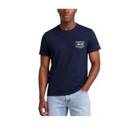 Reg Sign Flag T-Shirt - male - Tommy Hilfiger - T-Shirts - Blue - L - Tops L