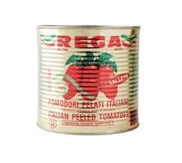 Rega Italian Peeled Tomatoes, Authentic from Mount Vesuvius Naples, 2.5kg (1 x 2.5kg)