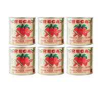 Rega Italian Peeled Tomatoes, Authentic from Mount Vesuvius Naples, 2.5kg (6 x 2.5kg)