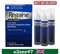 REGAIN FOR MEN EXTRA STREGTH SCALP FOAM 3 MONTHS SUPPLY