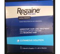 Regaine for Men Extra Strength Scalp Solution 5% W/V Minoxidil - 1 Month's Supply