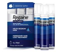 Regaine For Men Extra Strength Hair Regrowth Foam - 3 x 73ml (Minoxidil 5%)