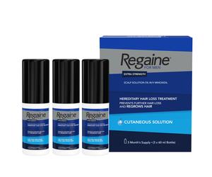 Regaine for Men Extra Strength Hair Regrowth Solution 60ml 3 Months Supply