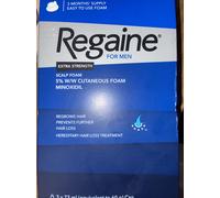 REGAIN FOR MEN EXTRA STREGTH SCALP FOAM 3 MONTHS SUPPLY