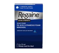 REGAIN FOR MEN EXTRA STREGTH SCALP FOAM 3 MONTHS SUPPLY