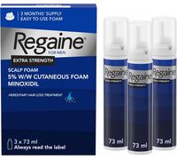 Regaine For Men Hair | Extra Strength Regrowth Foam 3 x 73ml