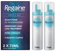Regaine For Women Once a Day Scalp Foam 5% w/w Cutaneous Foam - 4 Month Supply