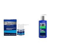 Regaine Men 5 Percent Solution 3 Pack and Pre Growth Shampoo Bundle