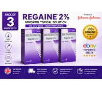 Regaine Minoxidil for women 2% Strength for hair loss Triple Pack (3x60ml)⭐⭐⭐⭐⭐