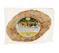 Regal Bakery Garlic & Coriander Naan Bread 3pc - Authentic Flatbread- Fresh & Delicious - Large Size Naan Bread - Garlic