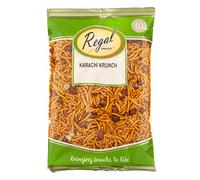 Regal Bakery Karachi Krunch 400gm - Indian Snacks - Karachi Krunch Snack - Fresh & Crunchy - Snacks On The Go - Snacks Mix | Savouries Mix - Savoury Snack | c