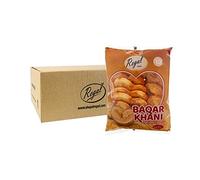Regal Bakery Sweet Bakar Khani Pack of 12 - Puff Pastry Biscuits- Round Puff Pastry -SavouryTeatime Snack - Fluffy And Flaky - Fresh Ingredients
