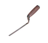 Regal & Barnes Forged Grouting Trowel 6/8/10/12mm - Narrow Joint Grout & Mortar Pointing Trowel with Leather Handle, Precision Masonry Tool, DIY & Professional (10mm)