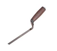 Regal & Barnes Forged Grouting Trowel 6/8/10/12mm - Narrow Joint Grout & Mortar Pointing Trowel with Leather Handle, Precision Masonry Tool, DIY & Professional (12mm)
