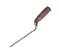 Regal & Barnes Forged Grouting Trowel 6/8/10/12mm - Narrow Joint Grout & Mortar Pointing Trowel with Leather Handle, Precision Masonry Tool, DIY & Professional (8mm)