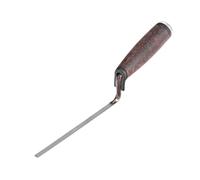 Regal & Barnes Forged Grouting Trowel 6/8/10/12mm - Narrow Joint Grout & Mortar Pointing Trowel with Leather Handle, Precision Masonry Tool, DIY & Professional (6mm)