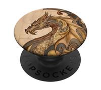 Regal Dragon Mythical Creature Fantasy PopSockets Adhesive PopGrip