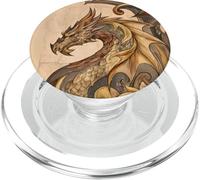 Regal Dragon Mythical Creature Fantasy PopSockets PopGrip for MagSafe