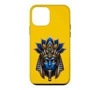 Regal Egyptian God Face Lotus Symbol Ancient Myth Artwork Case for iPhone 12 mini