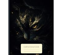 Regal Fantasy Style Cat Composition Notebook: College Ruled Creative Writing Book Featuring a Mystical Feline