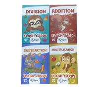Regal Games Flash Cards 4 Pack - Addition Subtraction Multiplication Division