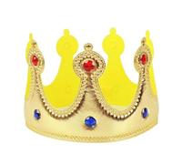 Regal King Cloak Cape Ensemble Prince Christmas Movie Costume Crown Scepter Adult Teenagers Halloween Party (King's-Crow,M)