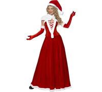 Regal Miss Santa Claus Christmas Costume UK Dress Size 16-18 (L)