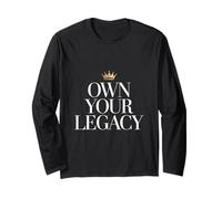Regal OWN Your Legacy High-Contrast Minimalist Typography Long Sleeve T-Shirt