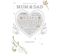 Regal Publishing Anniversary Card, Especially For You Mum & Dad - 9 x 6 inches