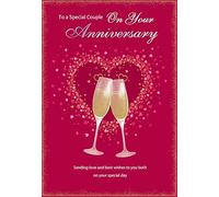Regal Publishing Anniversary Card, To a Special Couple On Your Anniversary - 9 x 6 inches