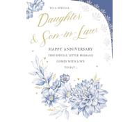 Regal Publishing Anniversary Card, To a Special Daughter & Son-in-Law - 9 x 6 inches