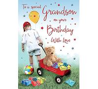 Regal Publishing Birthday Card Grandson - 9 x 6 inches